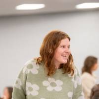 Attendees mingling prior to event start 18